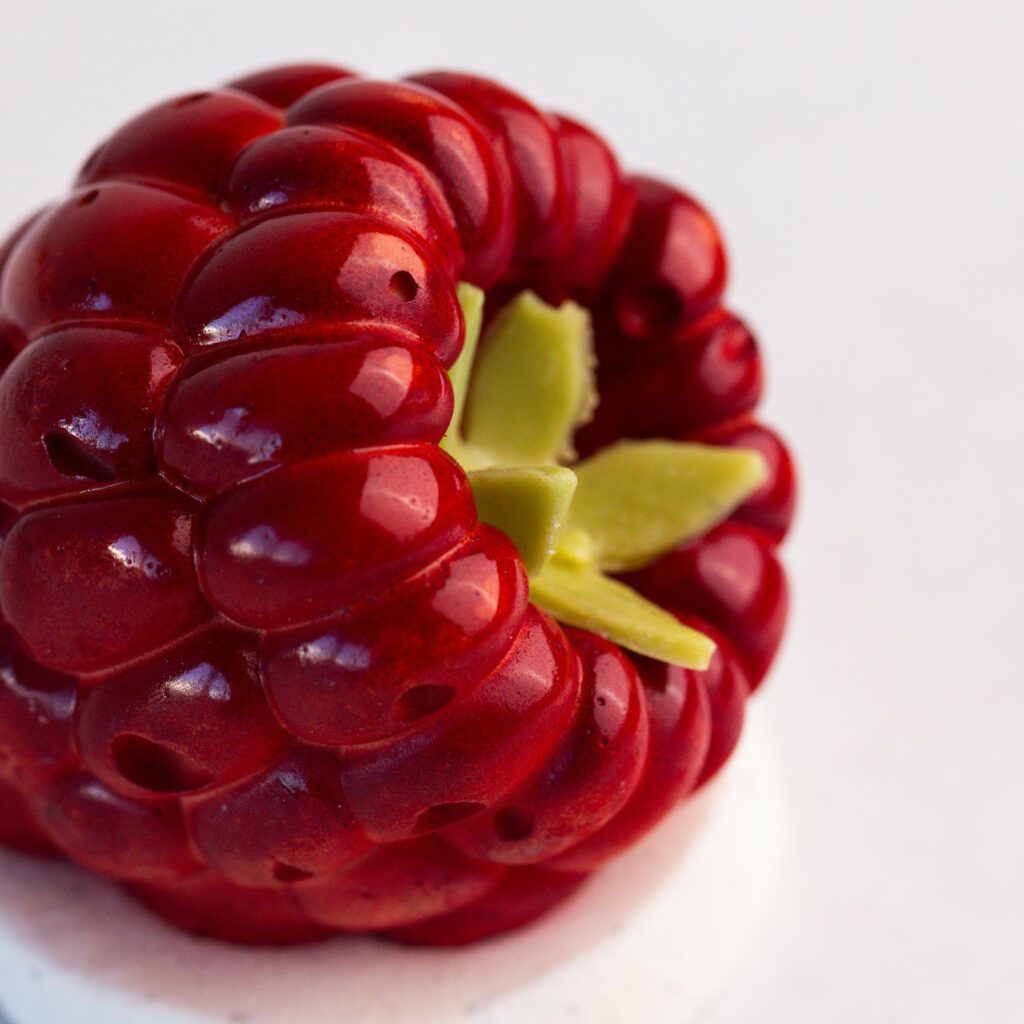 framboise trompe l'oeil glace sorbet