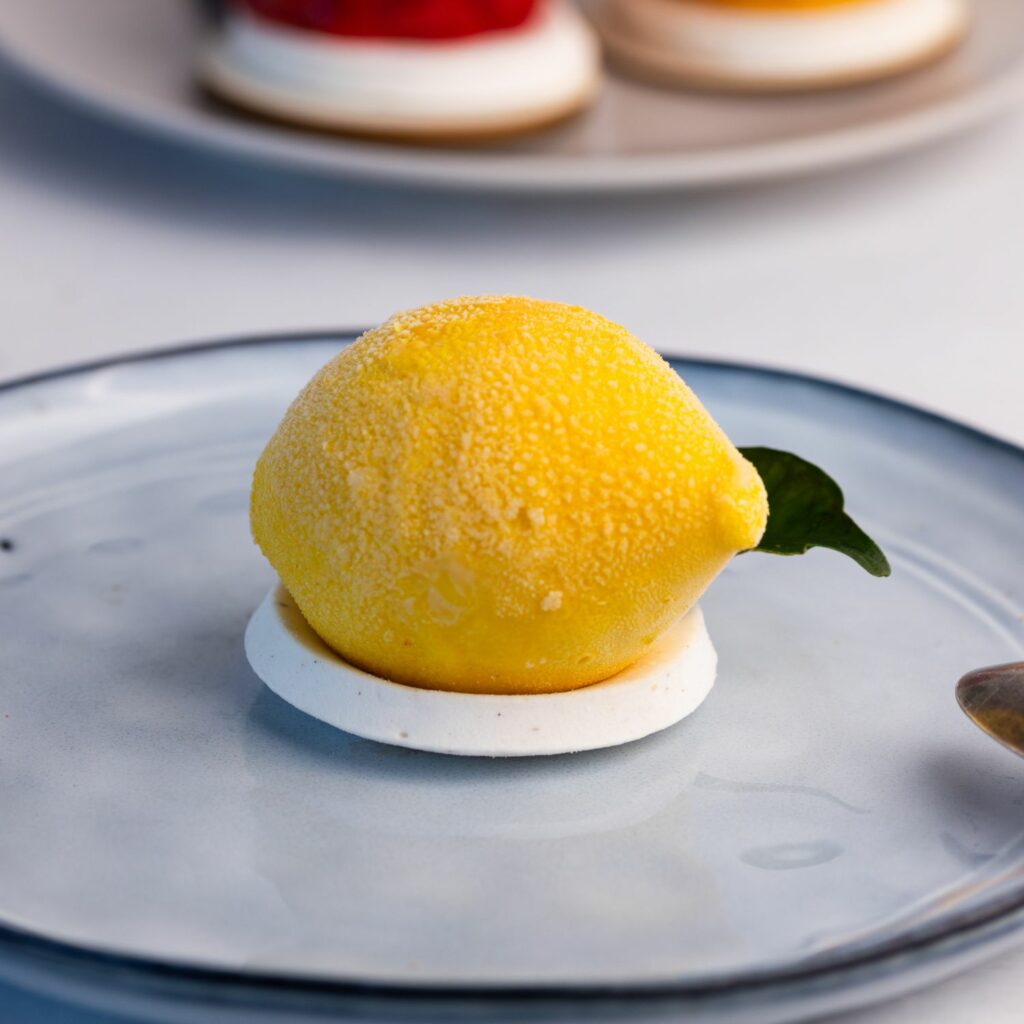 glace trompe l'oeil citron