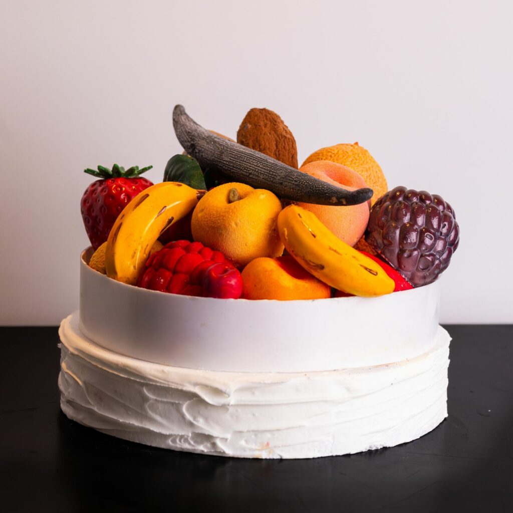 corbeille fruit glacé à partager dessert