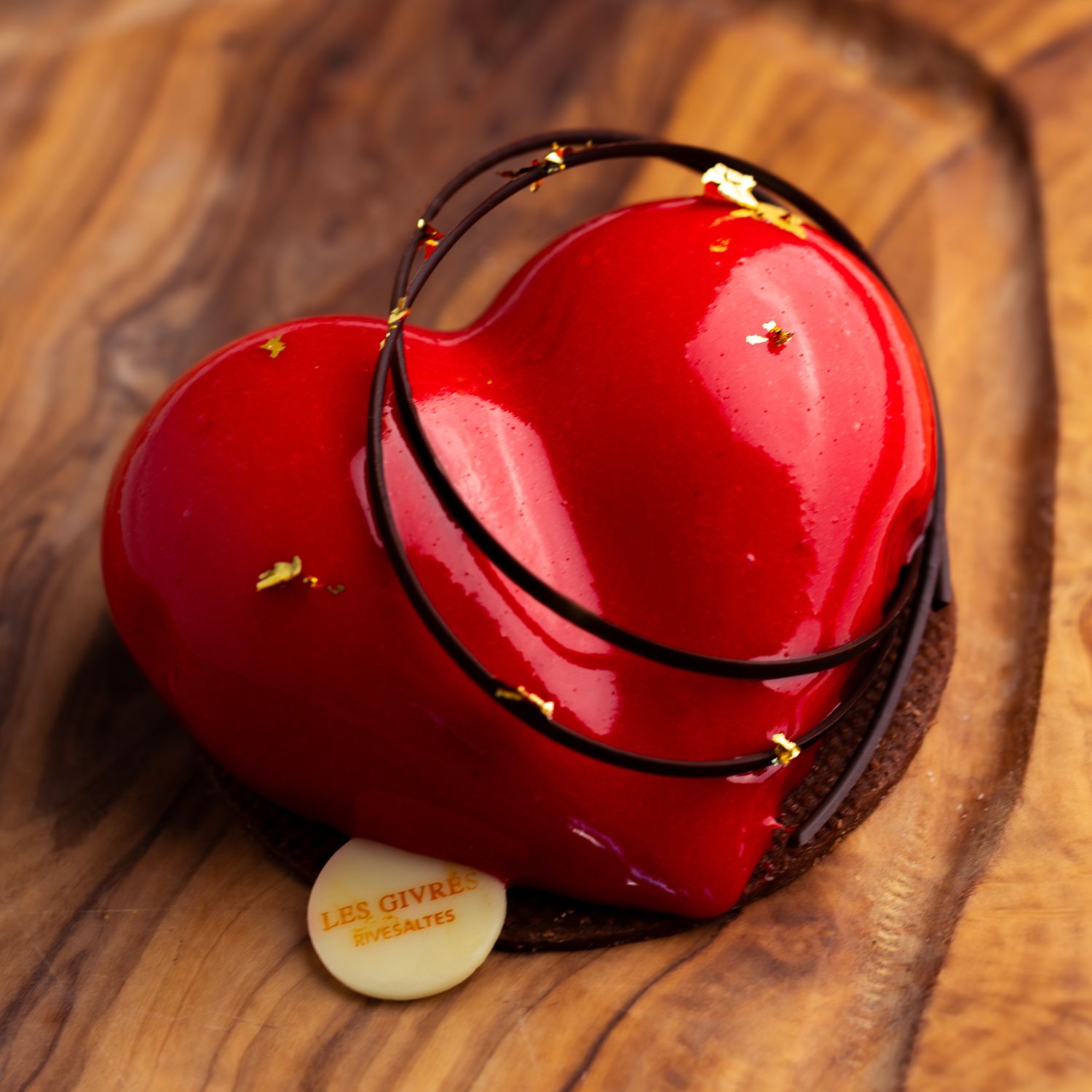coeur saint valentin dessert glacée gourmand